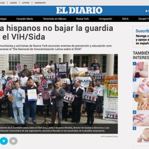 Piden a hispanos no bajar la guardia contra el VIH/Sida
